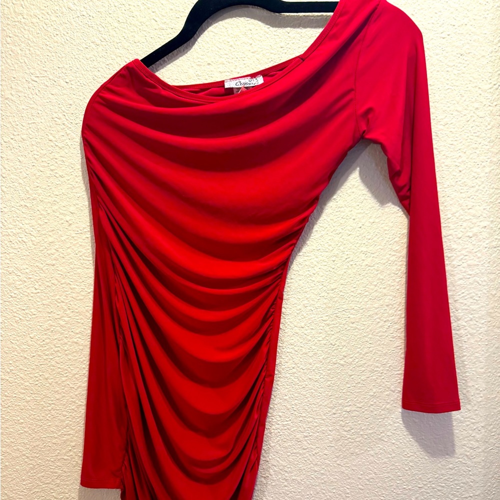 Asymmetrical Mini Dress